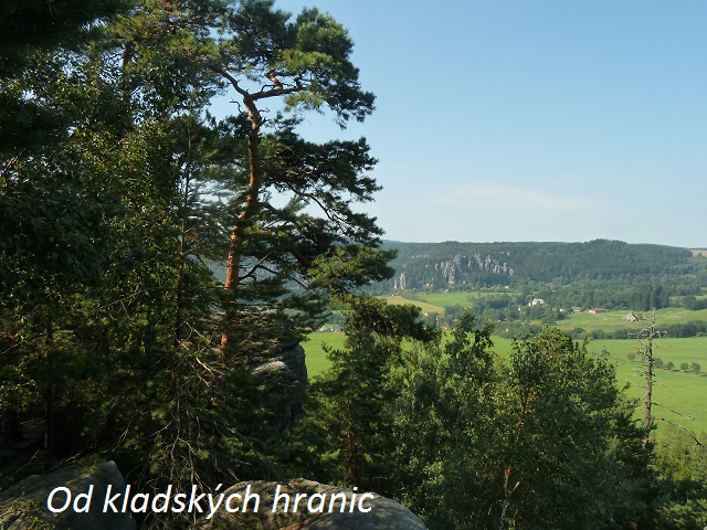 Křížový vrch - pohled k Adršpachu